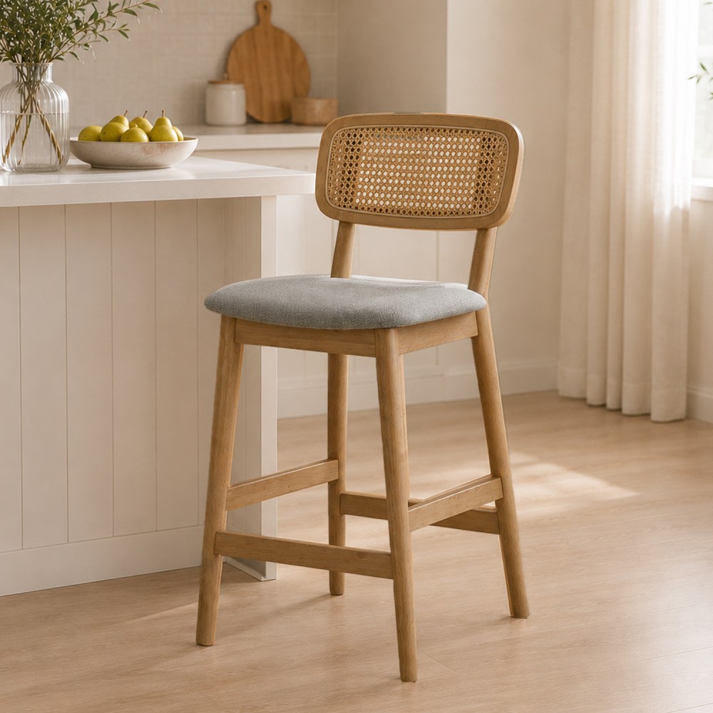 HARLO Bar Stool with Backrest - JIJI.SG