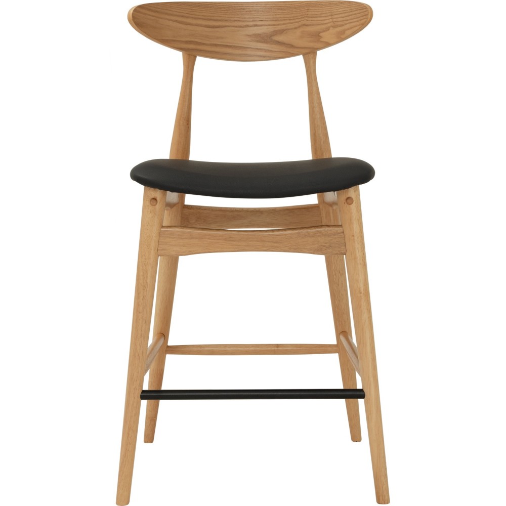 TERLYN Bar Stool with Backrest - JIJI.SG