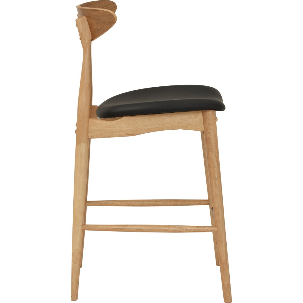 TERLYN Bar Stool with Backrest - JIJI.SG