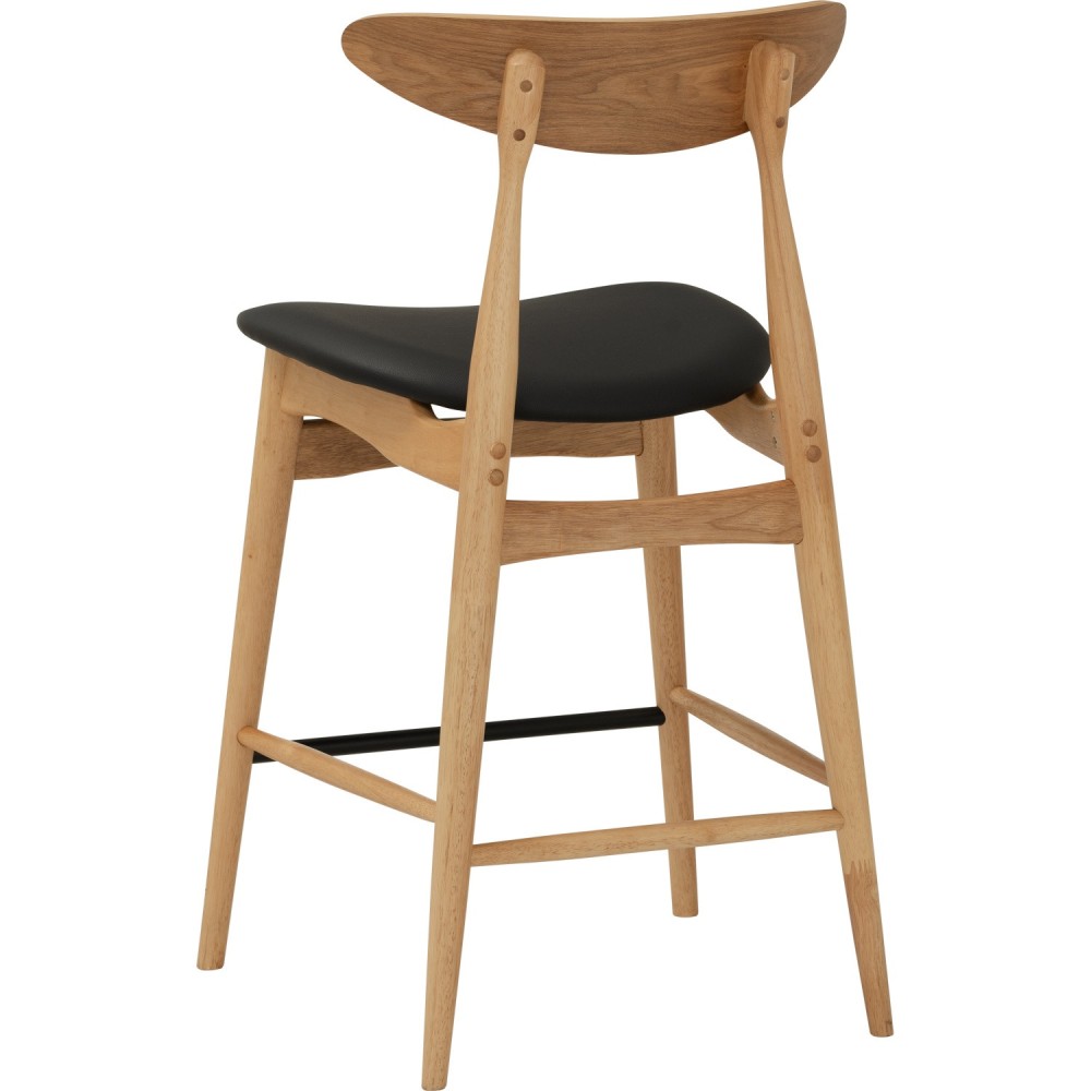 TERLYN Bar Stool with Backrest - JIJI.SG