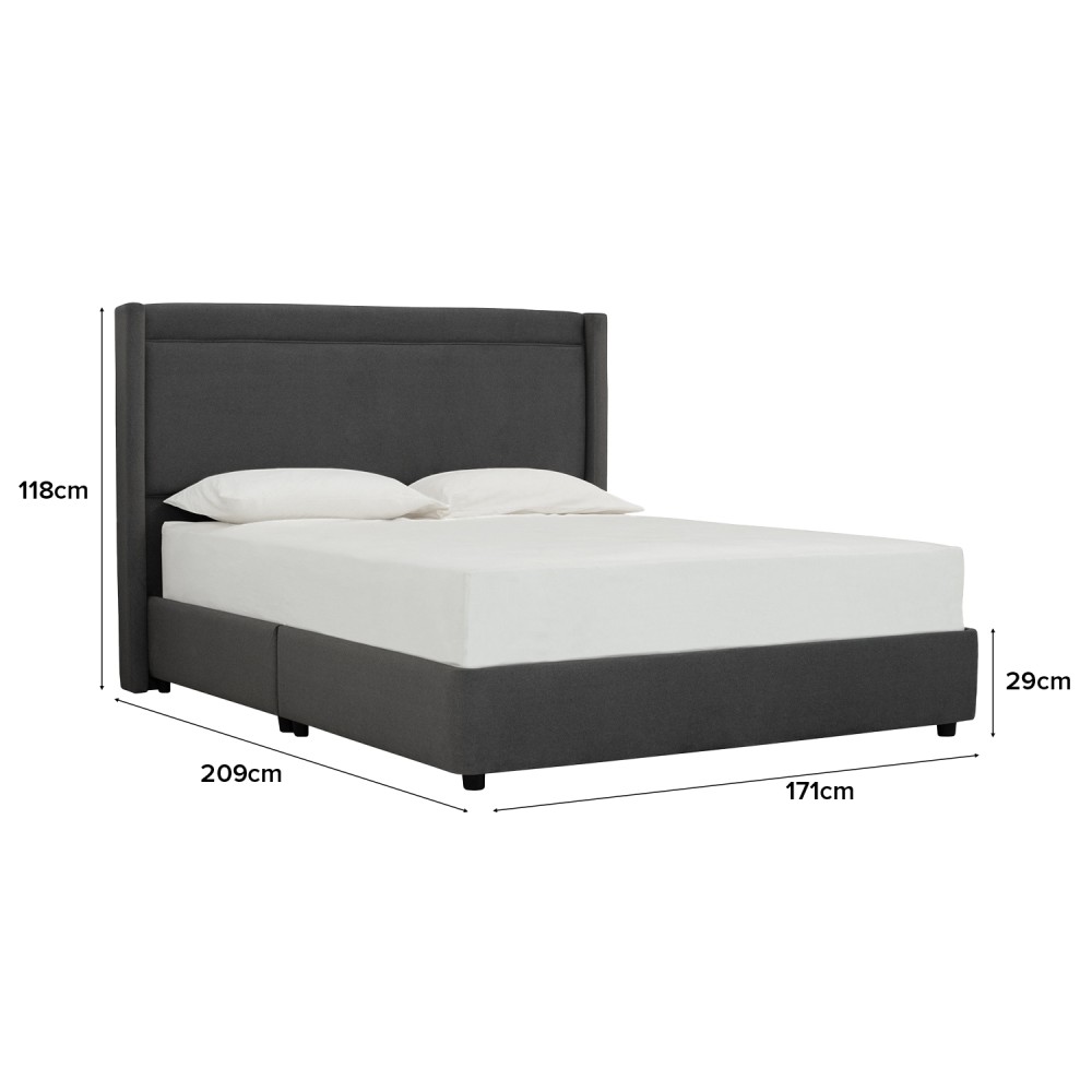 LILAH Upholstered Bed Frame - JIJI.SG