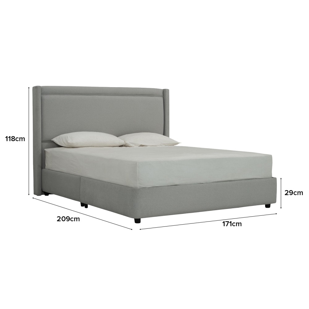 LILAH Upholstered Bed Frame - JIJI.SG