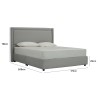 LILAH Upholstered Bed Frame - JIJI.SG
