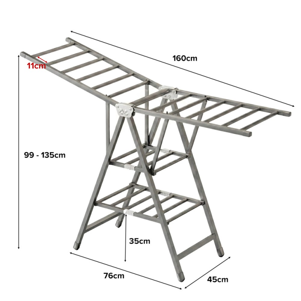NOIR Foldable Clothes Rack - JIJI.SG