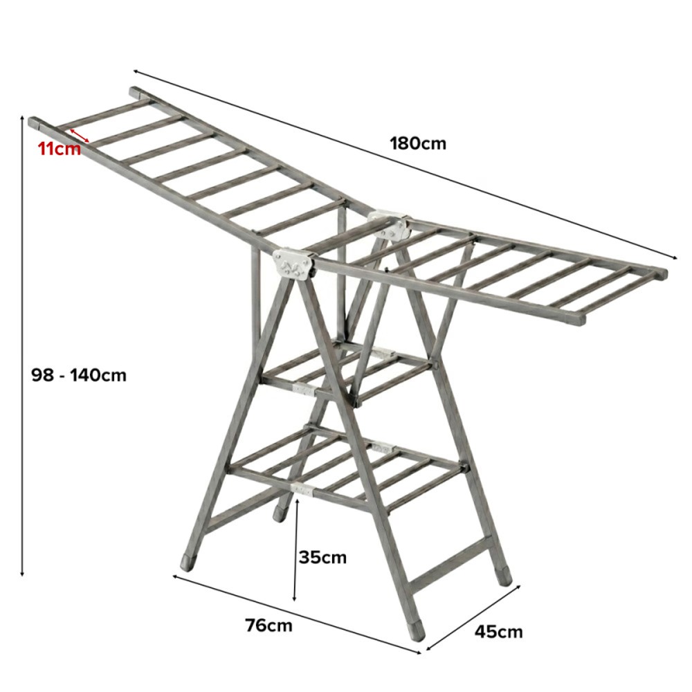 NOIR Foldable Clothes Rack - JIJI.SG