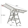 NOIR Foldable Clothes Rack - JIJI.SG