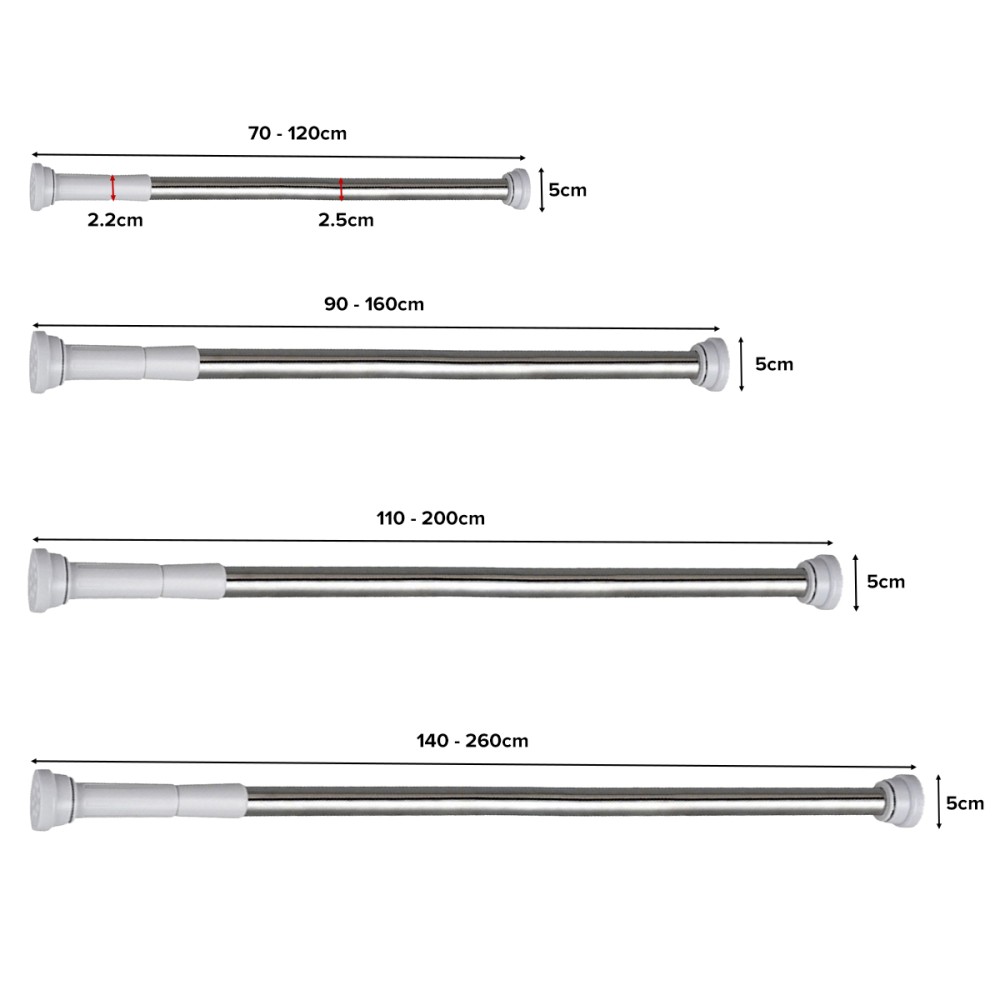 LONNY Stainless Steel Hanging Rod - JIJI.SG