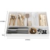 RUTLI Cutlery Organizer Utensil Tray - JIJI.SG