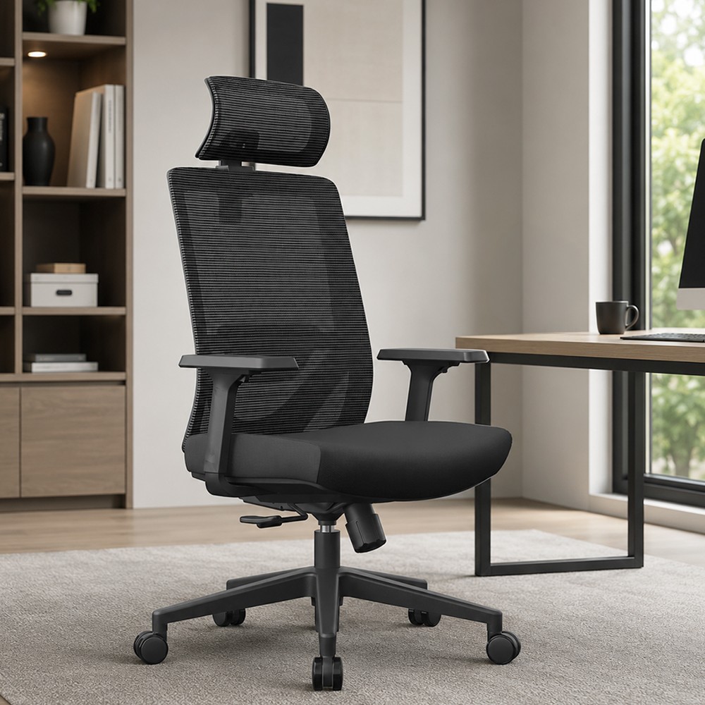 ELENA Office Chair with Headrest - JIJI.SG
