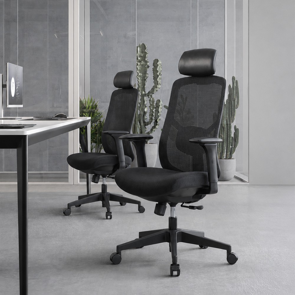 ARIA Office Chair with Headrest - JIJI.SG
