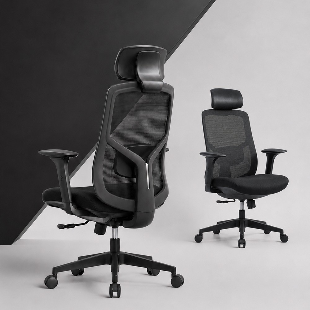 ARIA Office Chair with Headrest - JIJI.SG