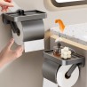 VIKT No Drill Wall Mount Toilet Roll Holder - JIJI.SG