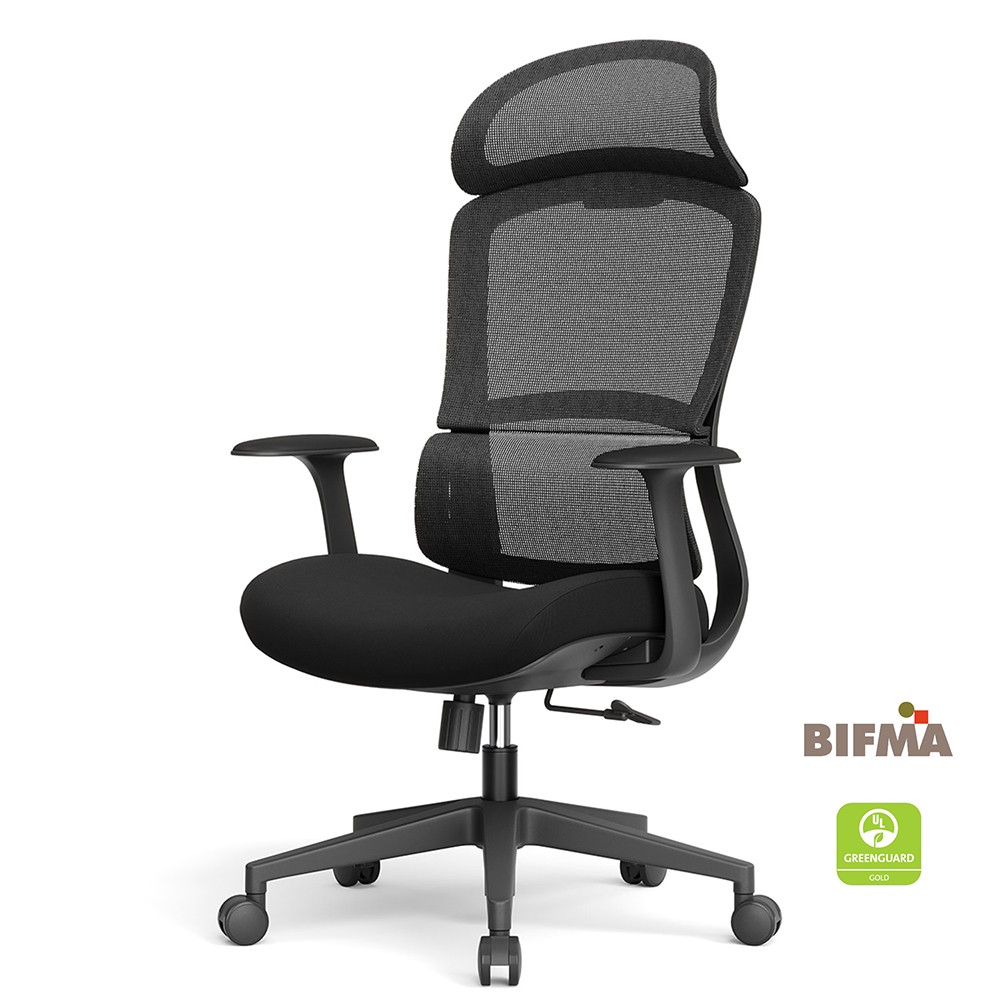 FLORIAN Office Chair with Headrest - JIJI.SG