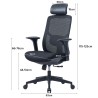 ARIA Office Chair with Headrest - JIJI.SG