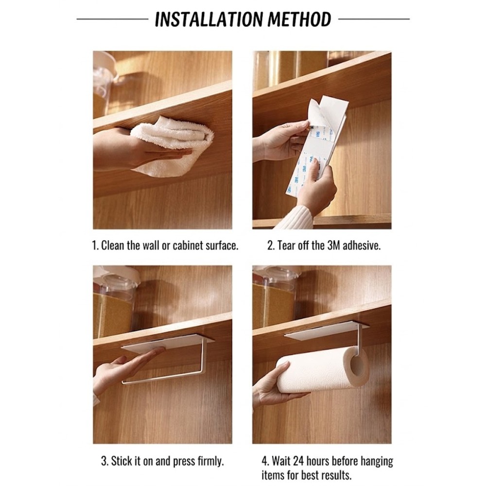 BRISA Kitchen Towel Holder Rack - JIJI.SG