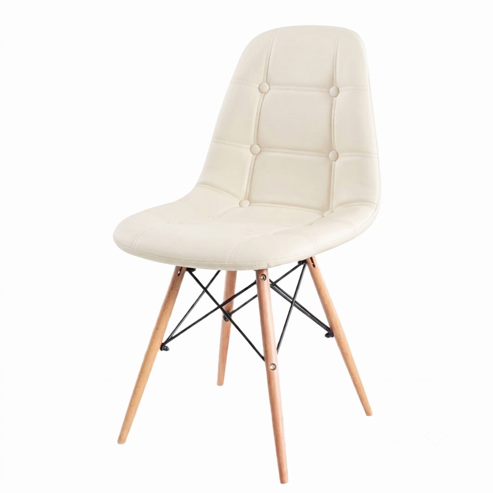 EAMES Cushioned Replica Chair, Leather - JIJI.SG