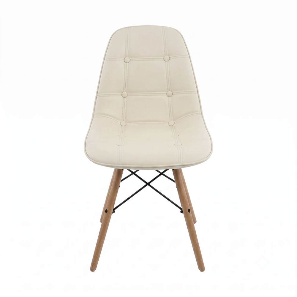 EAMES Cushioned Replica Chair, Leather - JIJI.SG