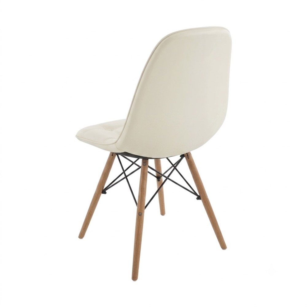 EAMES Cushioned Replica Chair, Leather - JIJI.SG