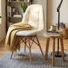 EAMES Cushioned Replica Chair, Leather - JIJI.SG