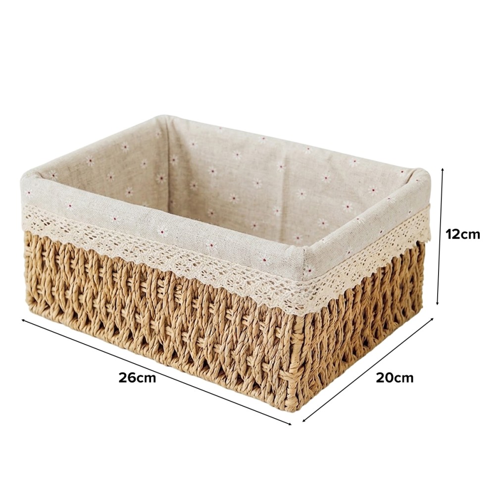 ELSKA Hand-Woven Rattan Storage Basket - JIJI.SG