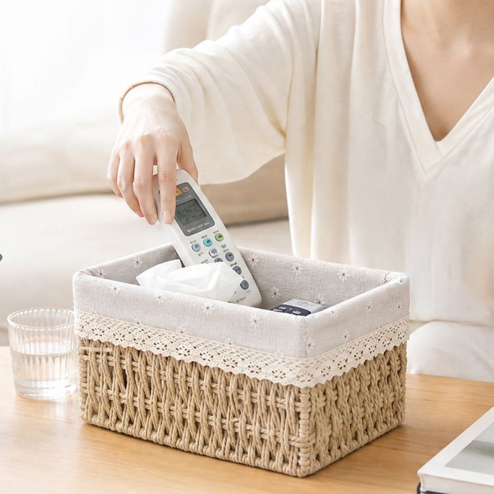 ELSKA Hand-Woven Rattan Storage Basket - JIJI.SG