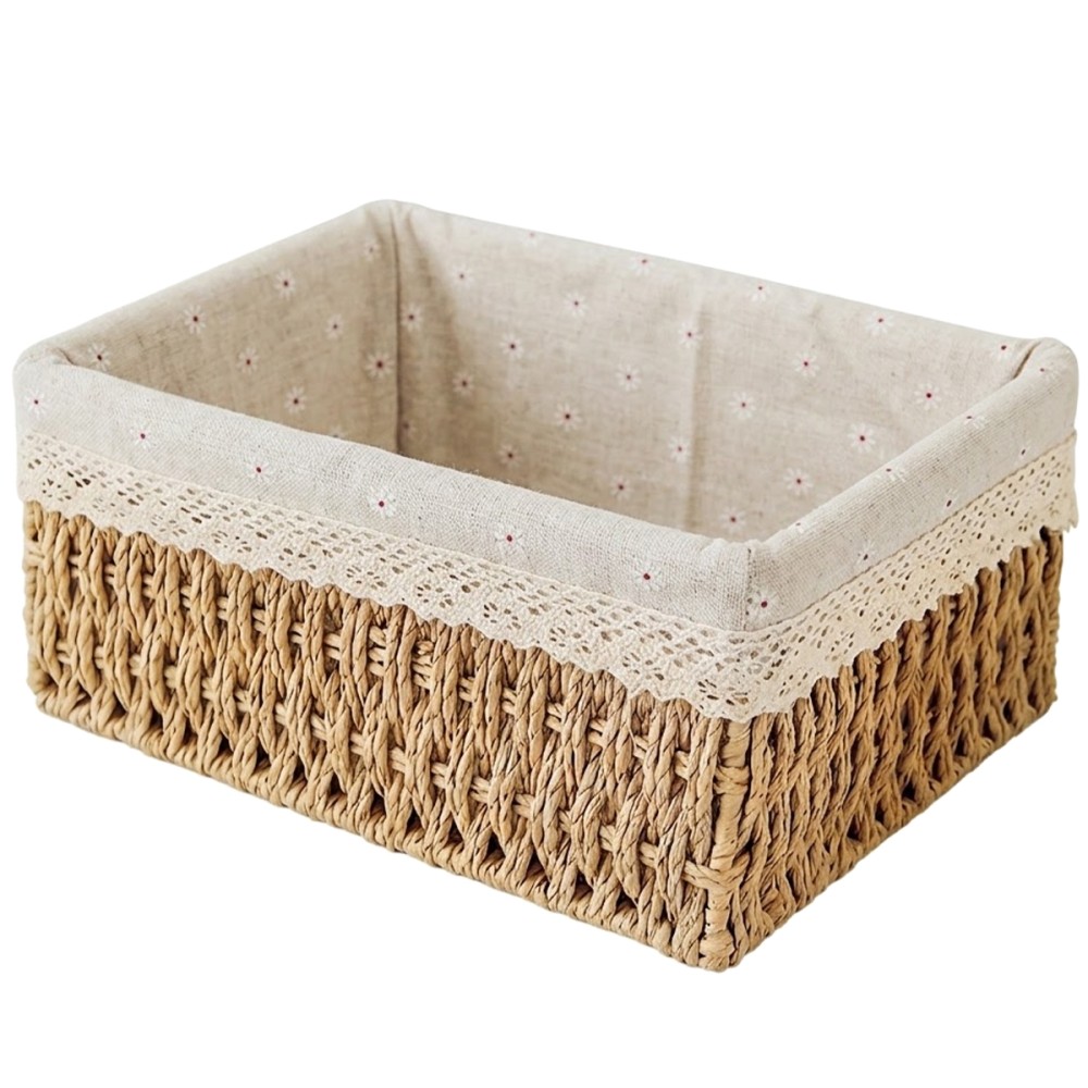 ELSKA Hand-Woven Rattan Storage Basket - JIJI.SG
