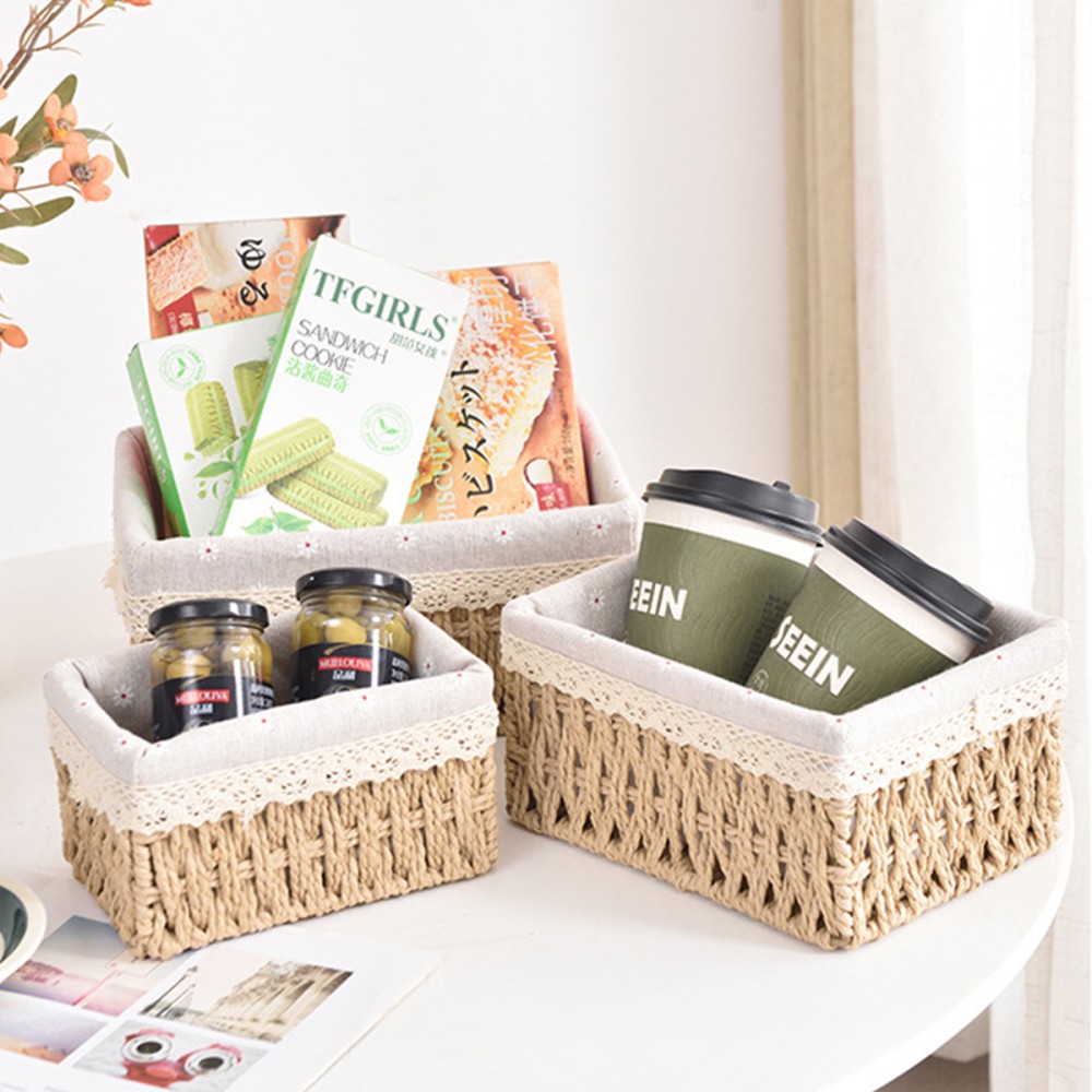 ELSKA Hand-Woven Rattan Storage Basket - JIJI.SG