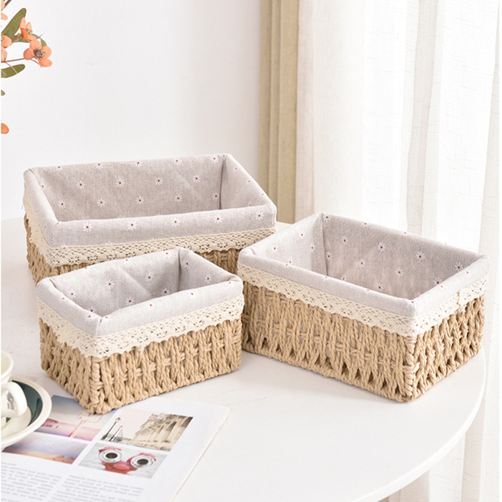 ELSKA Hand-Woven Rattan Storage Basket - JIJI.SG