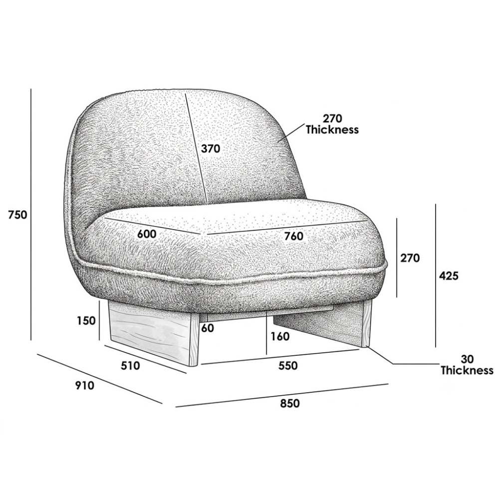 BENTLE Lounge Chair - JIJI.SG