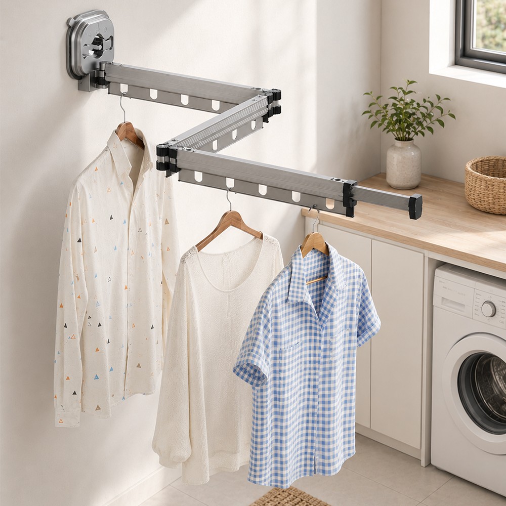 NILS Retractable Laundry Rack - JIJI.SG