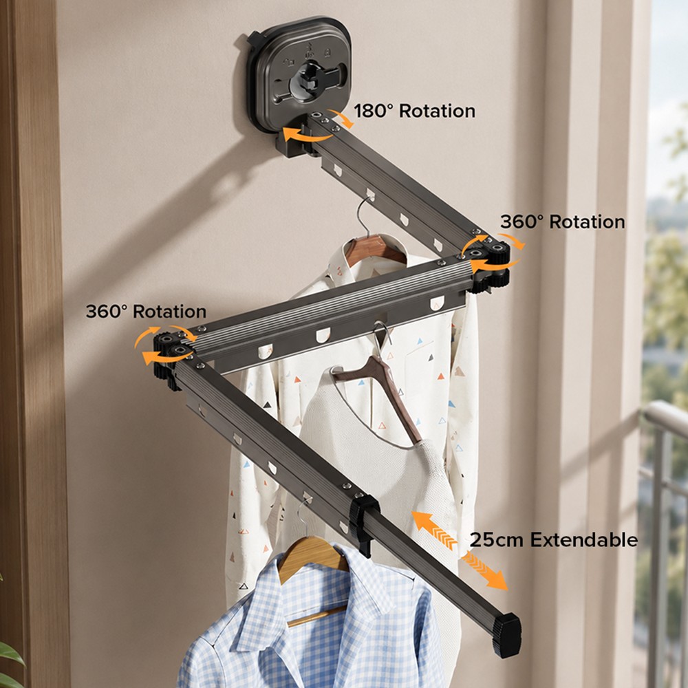 NILS Retractable Laundry Rack - JIJI.SG