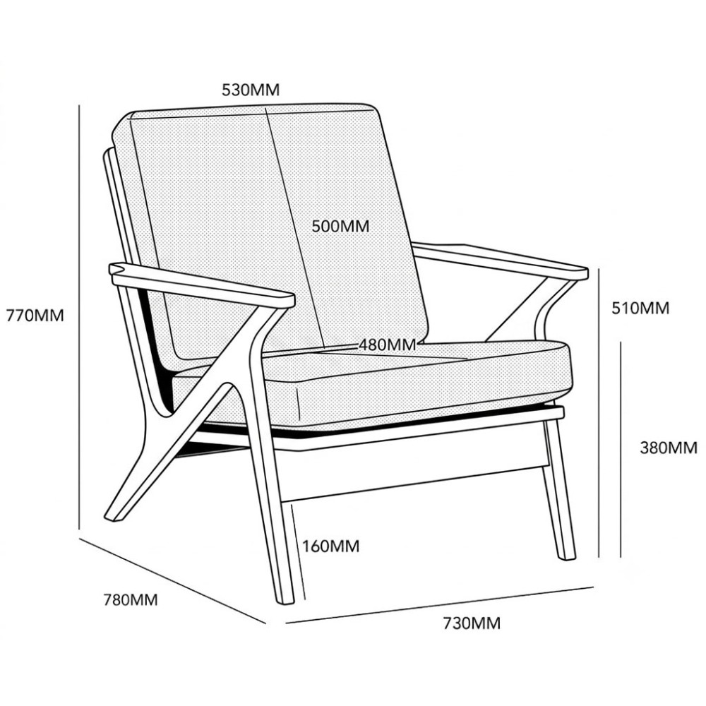 ADAM Armchair - JIJI.SG