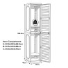 OPTIMUS PVC Slim Wardrobe Cabinet Locker - JIJI.SG