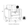 SLAVIA Armchair - JIJI.SG