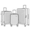 MAZON NENEMI Expandable Luggage - JIJI.SG