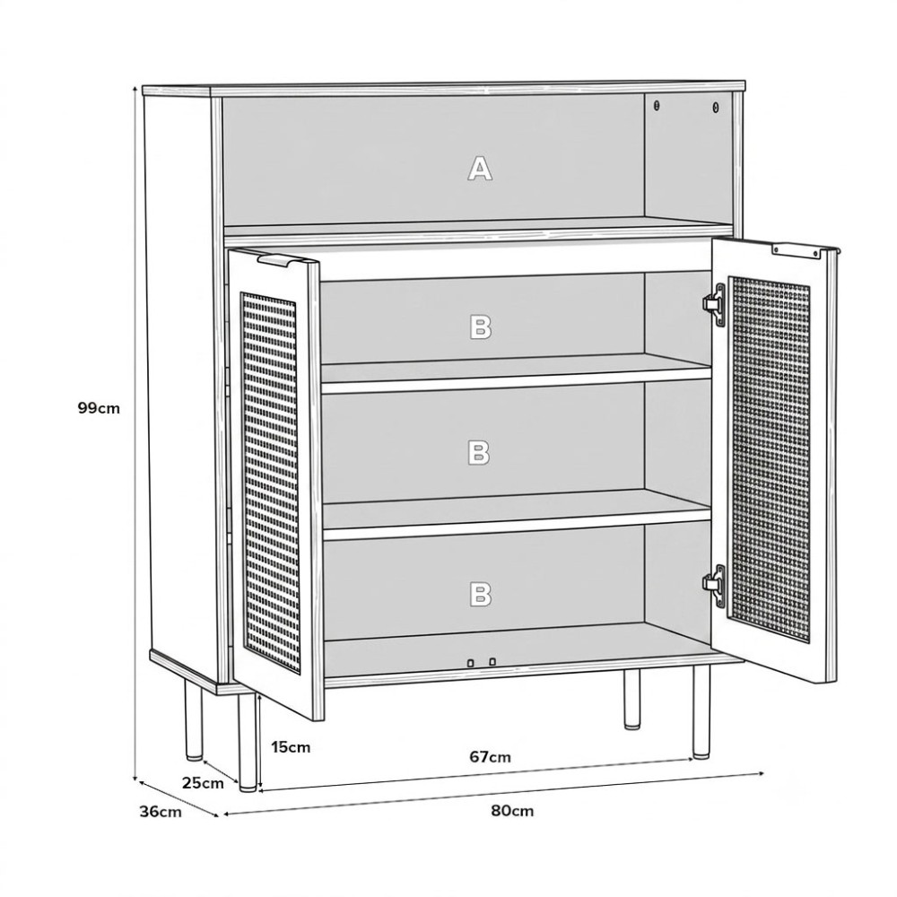 DALLAS Multi-Functional Cabinet - JIJI.SG