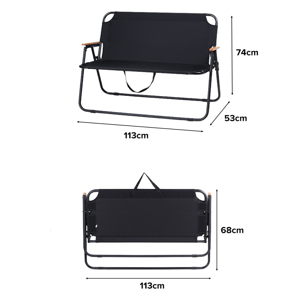 MIRJAM 2 Seater Outdoor Folding Chair - JIJI.SG