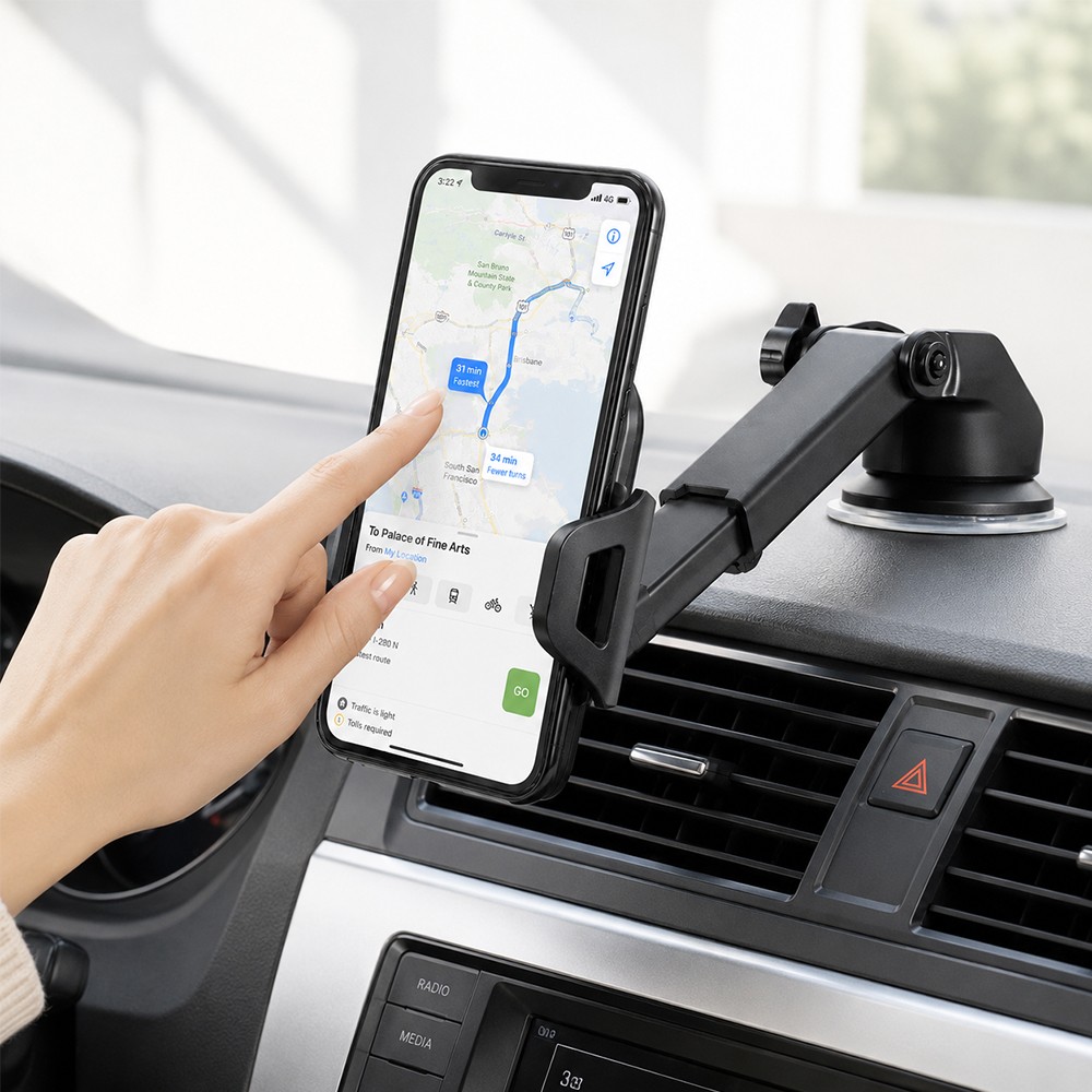 ZROM Hands Free Car Phone Holder - JIJI.SG