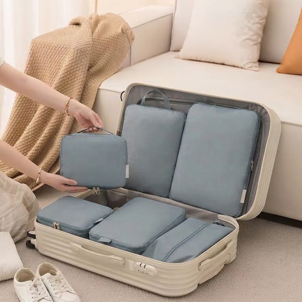 MIVLA 6 Pc Set Luggage Packing Cubes Organizer - JIJI.SG