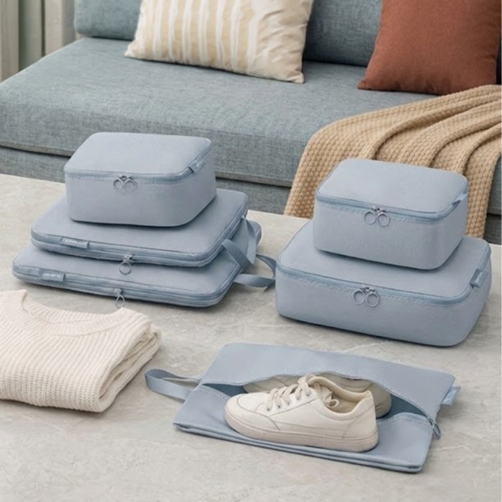 MIVLA 6 Pc Set Luggage Packing Cubes Organizer - JIJI.SG