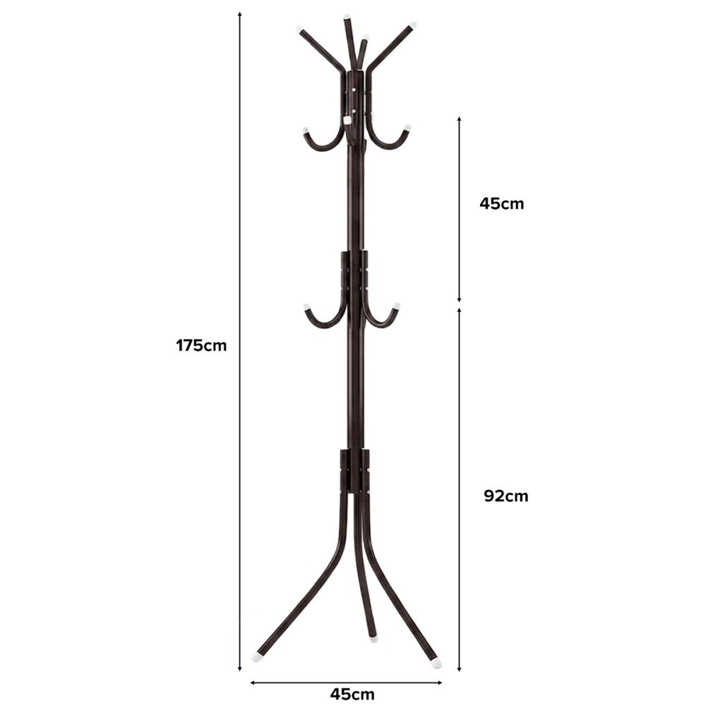 LYSA 12 Hooks Hat and Clothes Hanging Rack - JIJI.SG