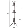 LYSA 12 Hooks Hat and Clothes Hanging Rack - JIJI.SG