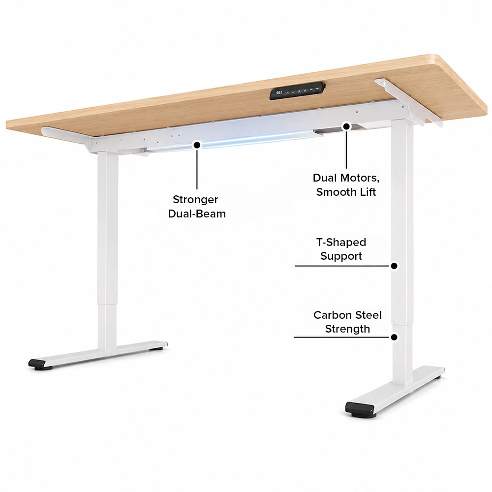FLEXISPOT E1 PRO Height Adjustable Standing Desk - JIJI.SG