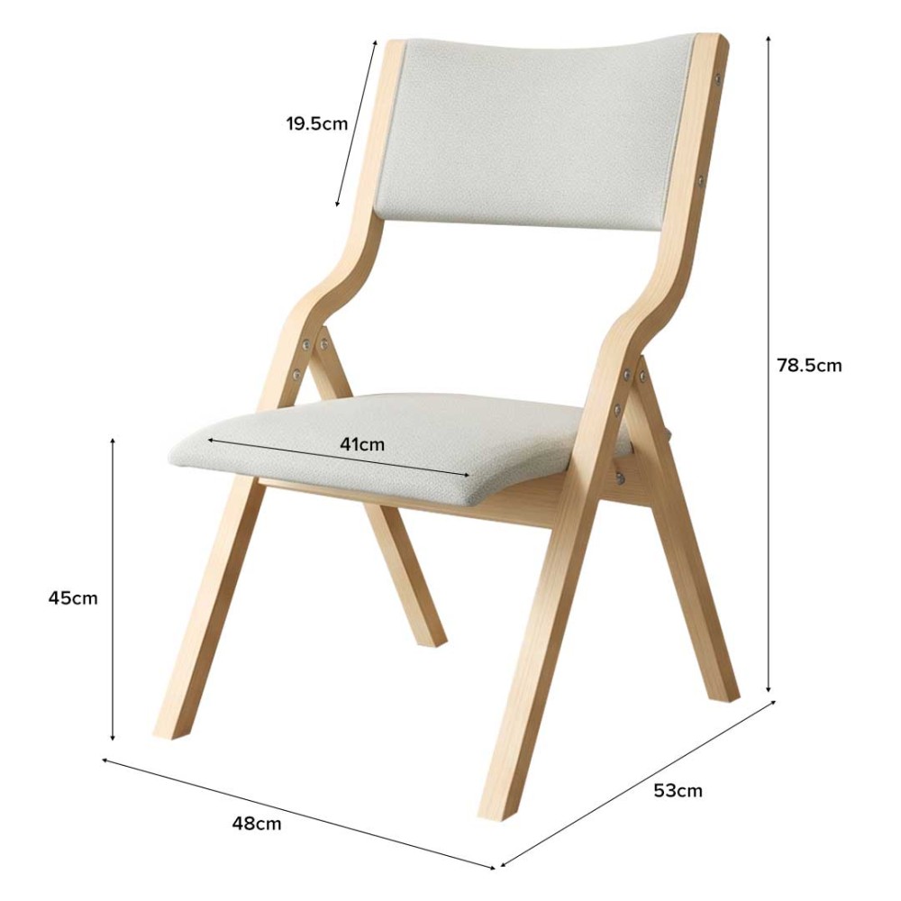 VEMI Solid Wood Foldable Chair - JIJI.SG