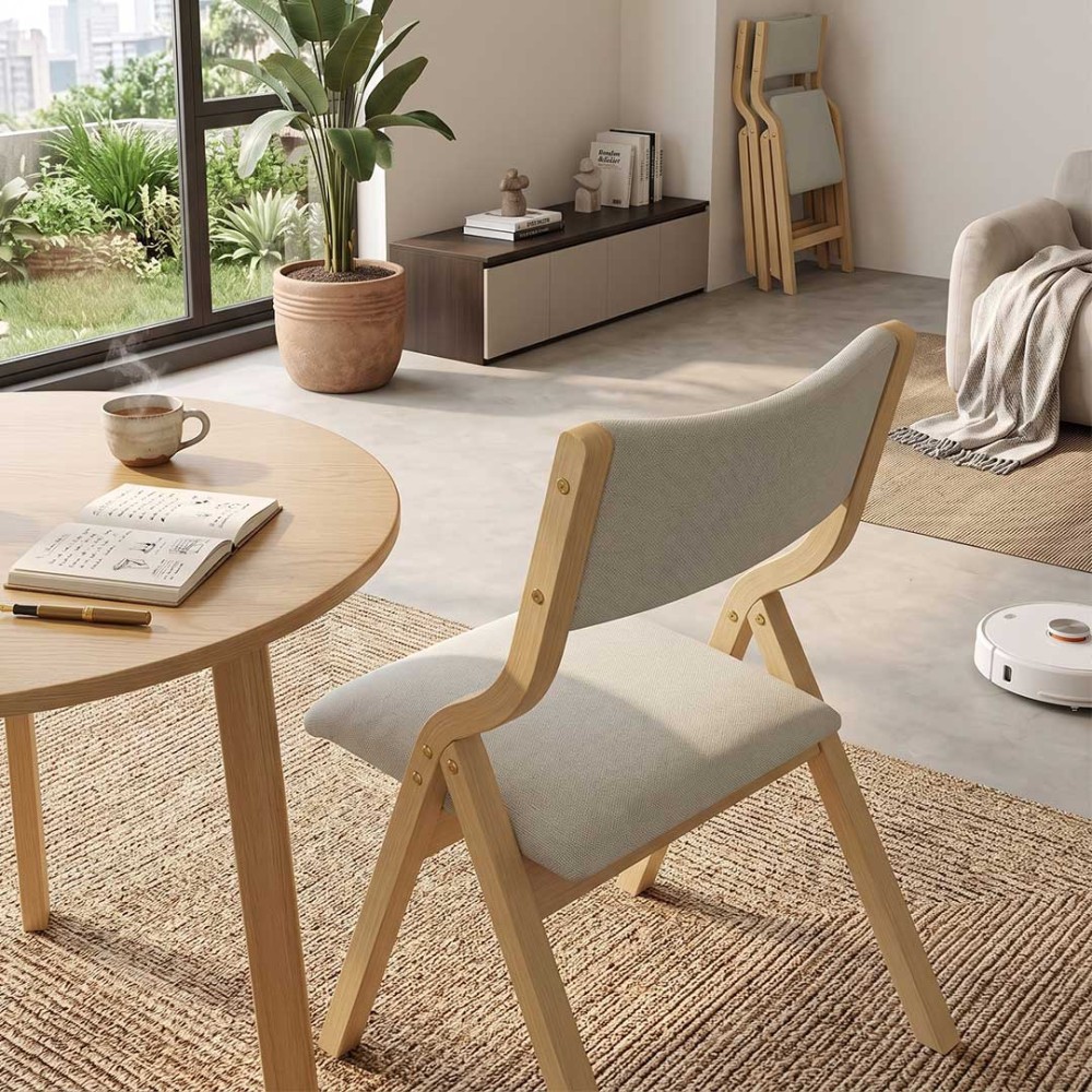 VEMI Solid Wood Foldable Chair - JIJI.SG