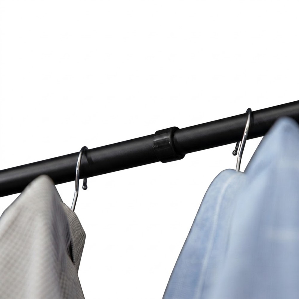 FLURIN Floor To Ceiling Adjustable Clothes Hanging Rack - JIJI.SG