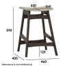 (AS-IS) MYLES Bar Stool - JIJI.SG