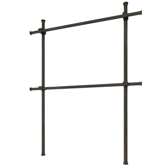 FLURIN Floor To Ceiling Adjustable Clothes Hanging Rack - JIJI.SG