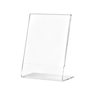 VETRA L-Shape Acrylic Paper Display - JIJI.SG