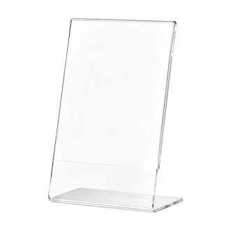 VETRA L-Shape Acrylic Paper Display - JIJI.SG